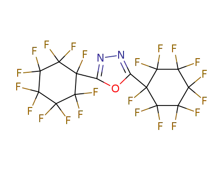 2,5-bis-undecafluorocyclohexyl-[1,3,4]oxadiazole