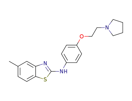 (5-methyl-benzothiazol-2-yl)-[4-(2-pyrrolidin-1-yl-ethoxy)-phenyl]-amine