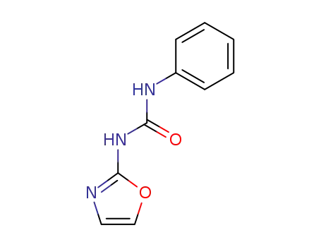 Molecular Structure of 33887-04-6 (1-(2-Oxazolyl)-3-phenylurea)