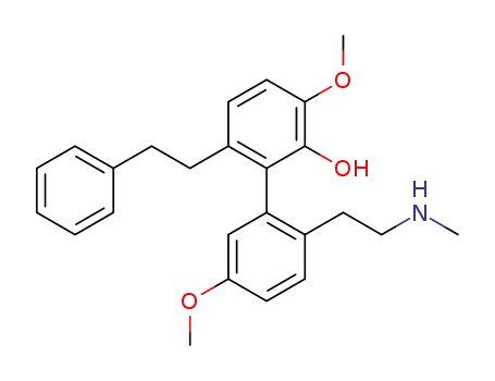 3,5'-dimethoxy-2'-(2-methylamino-ethyl)-6-phenethyl-biphenyl-2-ol