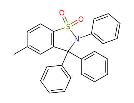 1,2-Benzisothiazole,2,3-dihydro-5-methyl-2,3,3-triphenyl-, 1,1-dioxide cas  15449-02-2