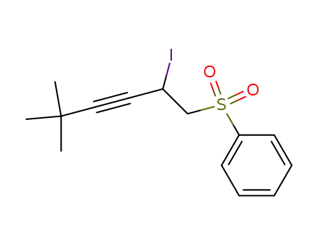 2-Iod-1-phenylsulfonyl-5,5-dimethyl-3-hexin