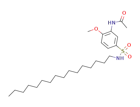 N-(5-Hexadecylsulfamoyl-2-methoxy-phenyl)-acetamide