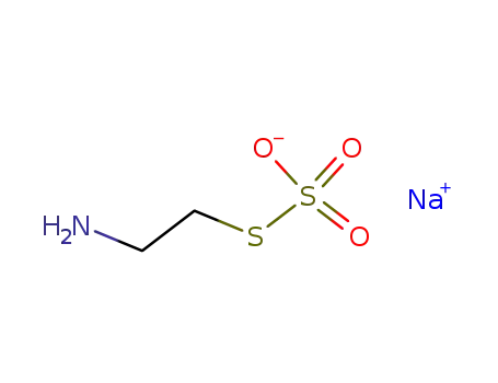 Molecular Structure of 54641-86-0 (sodium S-(2-aminoethyl) thiosulphate)