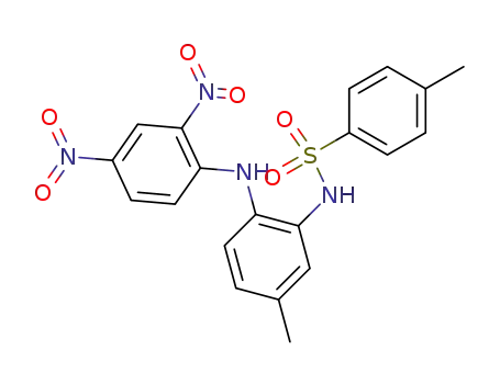 toluene-4-sulfonic acid-[2-(2,4-dinitro-anilino)-5-methyl-anilide]
