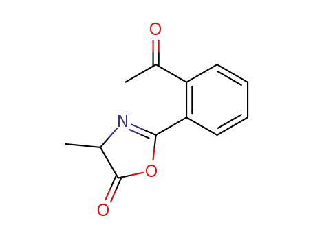 5(4H)-Oxazolone,  2-(2-acetylphenyl)-4-methyl-