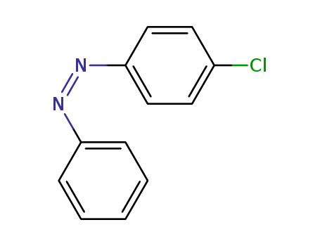 Molecular Structure of 6530-97-8 ((Z)-4-Chloroazobenzene)