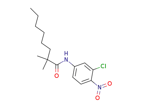 2,2-Dimethyl-octanoic acid (3-chloro-4-nitro-phenyl)-amide