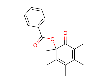 Benzoic acid 1,2,3,4,5-pentamethyl-6-oxo-cyclohexa-2,4-dienyl ester