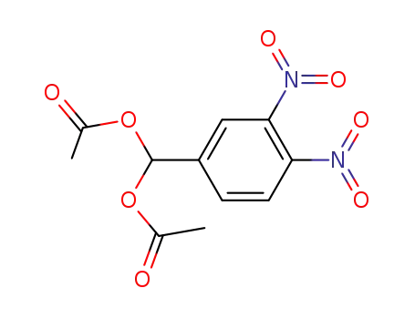 Molecular Structure of 313266-23-8 (4-diacetoxymethyl-1,2-dinitro-benzene)