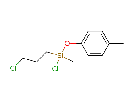 Chloro-(3-chloro-propyl)-methyl-p-tolyloxy-silane