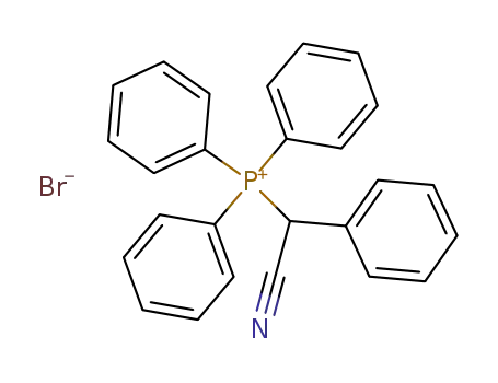 Molecular Structure of 28255-59-6 ([cyano(phenyl)methyl](triphenyl)phosphonium)
