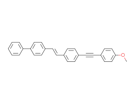 trans-1-<4-Methoxy-phenyl>-2-<4'-phenyl-stilben-4-yl>-acetylen