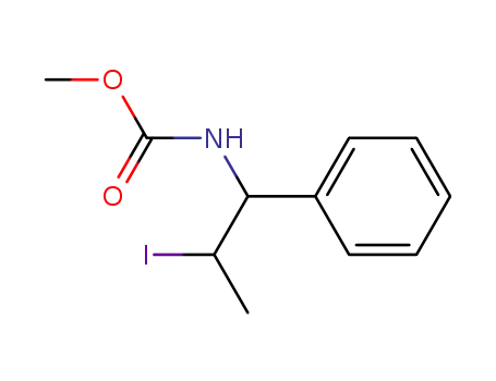 Molecular Structure of 7480-20-8 (methyl (2-iodo-1-phenylpropyl)carbamate)
