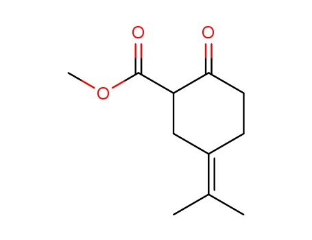Cyclohexanecarboxylic acid, 5-(1-methylethylidene)-2-oxo-,methyl ester