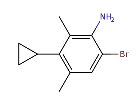 6-Bromo-3-cyclopropyl-2,4-dimethyl-phenylamine