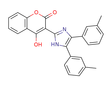 3-(4,5-di-<i>m</i>-tolyl-1<i>H</i>-imidazol-2-yl)-4-hydroxy-chromen-2-one