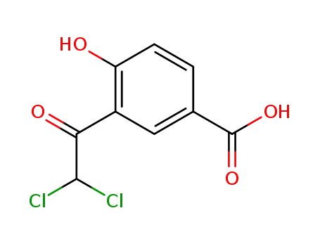 3-dichloroacetyl-4-hydroxy-benzoic acid
