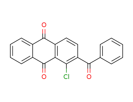 Molecular Structure of 6332-02-1 (2-benzoyl-1-chloroanthracene-9,10-dione)