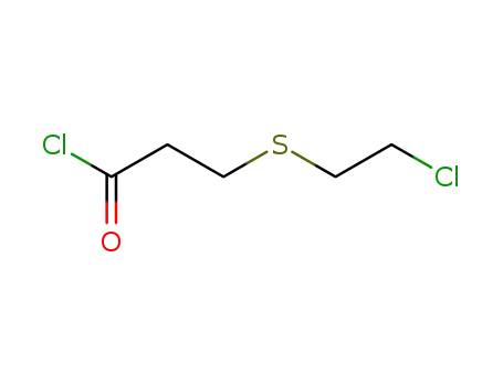 Propanoyl chloride, 3-[(2-chloroethyl)thio]-