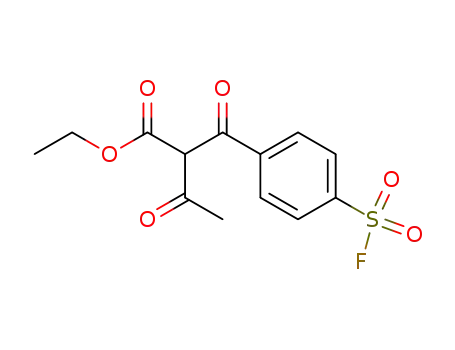 2-(4-Fluorosulfonyl-benzoyl)-3-oxo-butyric acid ethyl ester