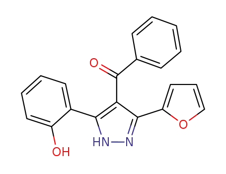 Methanone, [3-(2-furanyl)-5-(2-hydroxyphenyl)-1H-pyrazol-4-yl]phenyl-