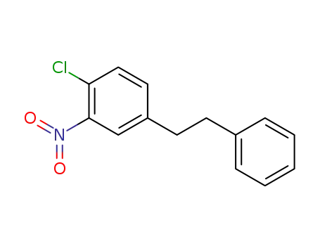 Benzene, 1-chloro-2-nitro-4-(2-phenylethyl)-