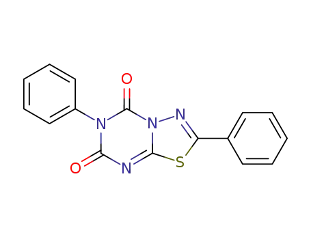 2,6-diphenyl-[1,3,4]thiadiazolo[3,2-<i>a</i>][1,3,5]triazine-5,7-dione