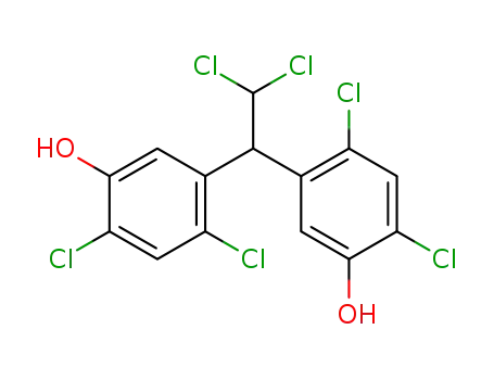 1,1-dichloro-2,2-bis-(2,4-dichloro-5-hydroxy-phenyl)-ethane