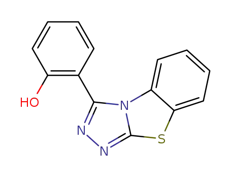 2-benzo[4,5]thiazolo[2,3-<i>c</i>][1,2,4]triazol-3-yl-phenol