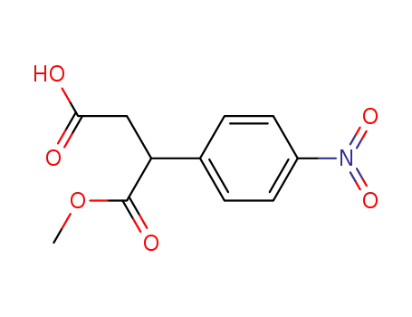 2-(4-Nitro-phenyl)-bernsteinsaeure-monomethylester-<sup>(1)</sup>