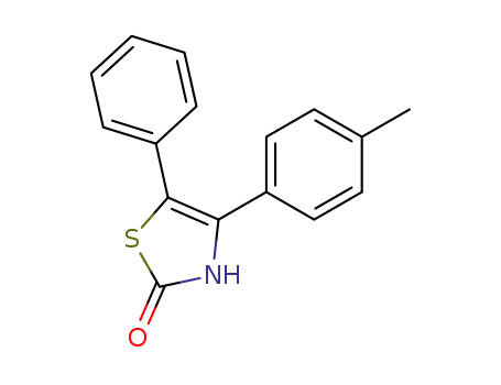 5-phenyl-4-<i>p</i>-tolyl-3<i>H</i>-thiazol-2-one