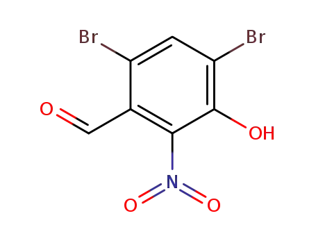 4,6-dibromo-3-hydroxy-2-nitro-benzaldehyde