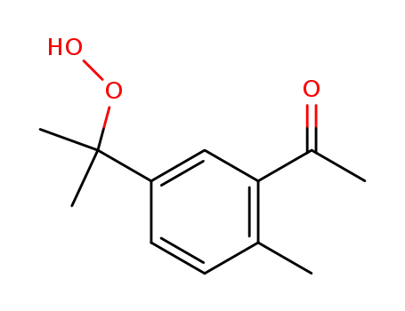 1-[5-(1-Hydroperoxy-1-methyl-ethyl)-2-methyl-phenyl]-ethanone