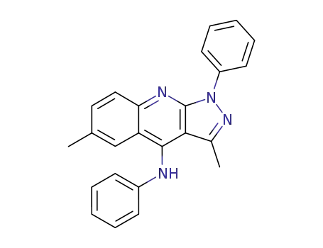 (3,6-dimethyl-1-phenyl-1<i>H</i>-pyrazolo[3,4-<i>b</i>]quinolin-4-yl)-phenyl-amine