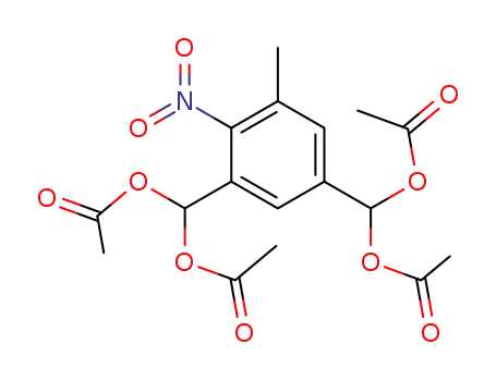 Molecular Structure of 18515-20-3 (1,5-Diformyl-3-methyl-2-nitro-benzol-tetraacetat)