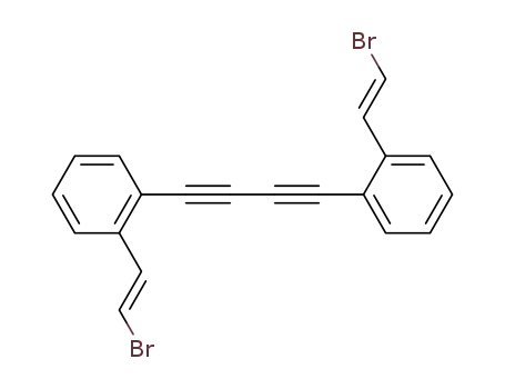 1,4-Di-(2-(seqtrans-2-bromvinyl)-phenyl)-buta-1,3-diin