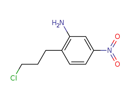 Molecular Structure of 861609-66-7 (2-(3-chloro-propyl)-5-nitro-aniline)