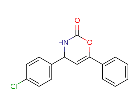 4-(4-chloro-phenyl)-6-phenyl-3,4-dihydro-[1,3]oxazin-2-one