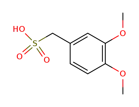 Molecular Structure of 54035-89-1 (Benzenemethanesulfonic acid, 3,4-dimethoxy-)