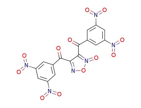 Molecular Structure of 21443-54-9 (<i>C</i>,<i>C</i>'-bis-(3,5-dinitro-phenyl)-<i>C</i>,<i>C</i>'-(2-oxy-furazan-3,4-diyl)-bis-methanone)