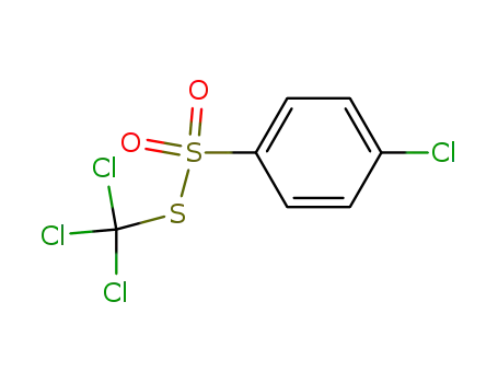 Molecular Structure of 1136-00-1 (S-(trichloromethyl) 4-chlorobenzenesulfonothioate)