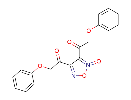 2,2'-diphenoxy-1,1'-(2-oxy-furazan-3,4-diyl)-bis-ethanone