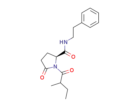 1-((<i>S</i>)-2-methyl-butyryl)-5-oxo-L-proline-phenethylamide