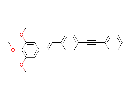 trans-1-Phenyl-2-(3',4',5'-trimethoxy-stilben-4-yl)-acetylen