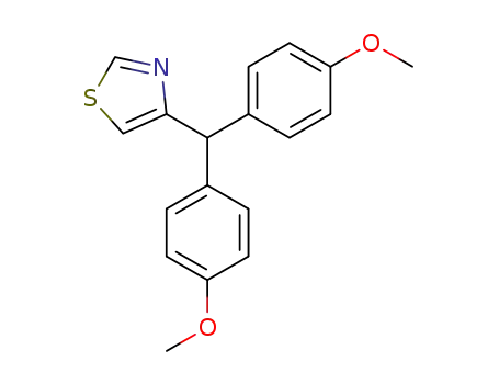 4-(4,4'-dimethoxy-benzhydryl)-thiazole