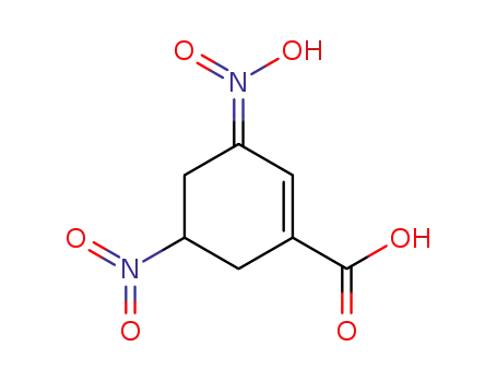 5-Nitro-3-acinitro-1-cyclohexen-1-carbonsaeure
