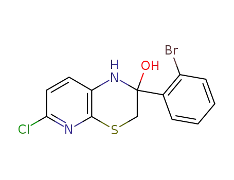 2-(2-bromo-phenyl)-6-chloro-2,3-dihydro-1<i>H</i>-pyrido[2,3-<i>b</i>][1,4]thiazin-2-ol