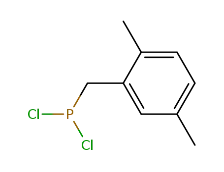 Molecular Structure of 17052-00-5 (<2,5-Dimethyl-benzyl>-dichlor-phosphin)