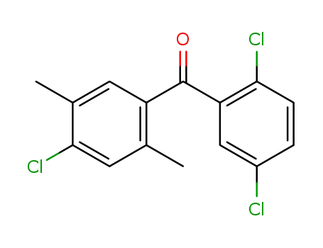 4,2',5'-trichloro-2,5-dimethyl-benzophenone